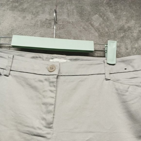 NEWYORK & COMPANY Women Office Pants Straight Leg Mid Rise Gray Size 8 - Picture 6 of 12